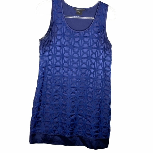 A/X Armani Exchange Blue Tank Shift dress - Picture 7 of 14